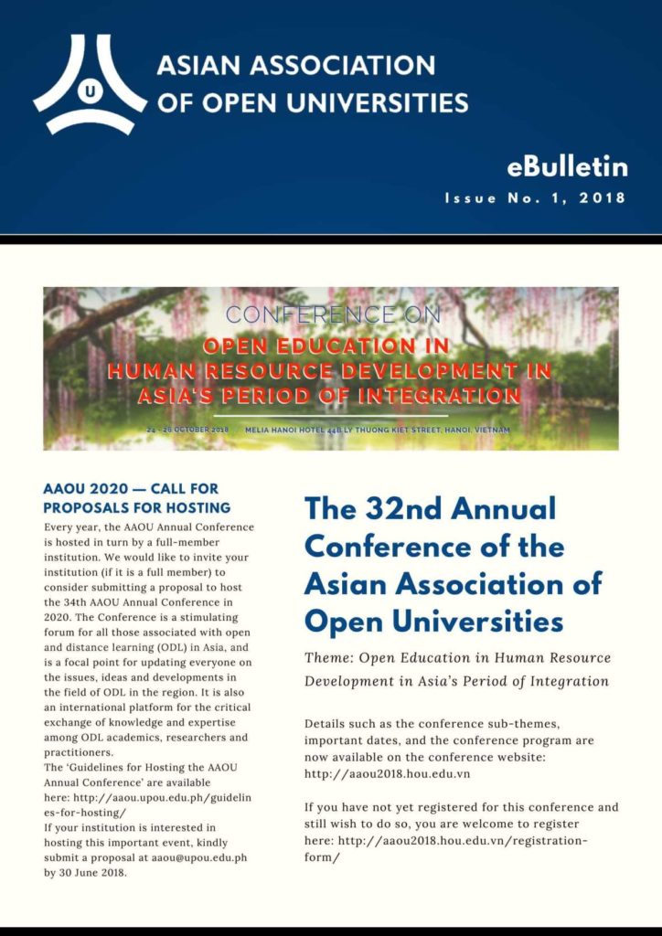 Newsletter | Asian Association of Open Universities
