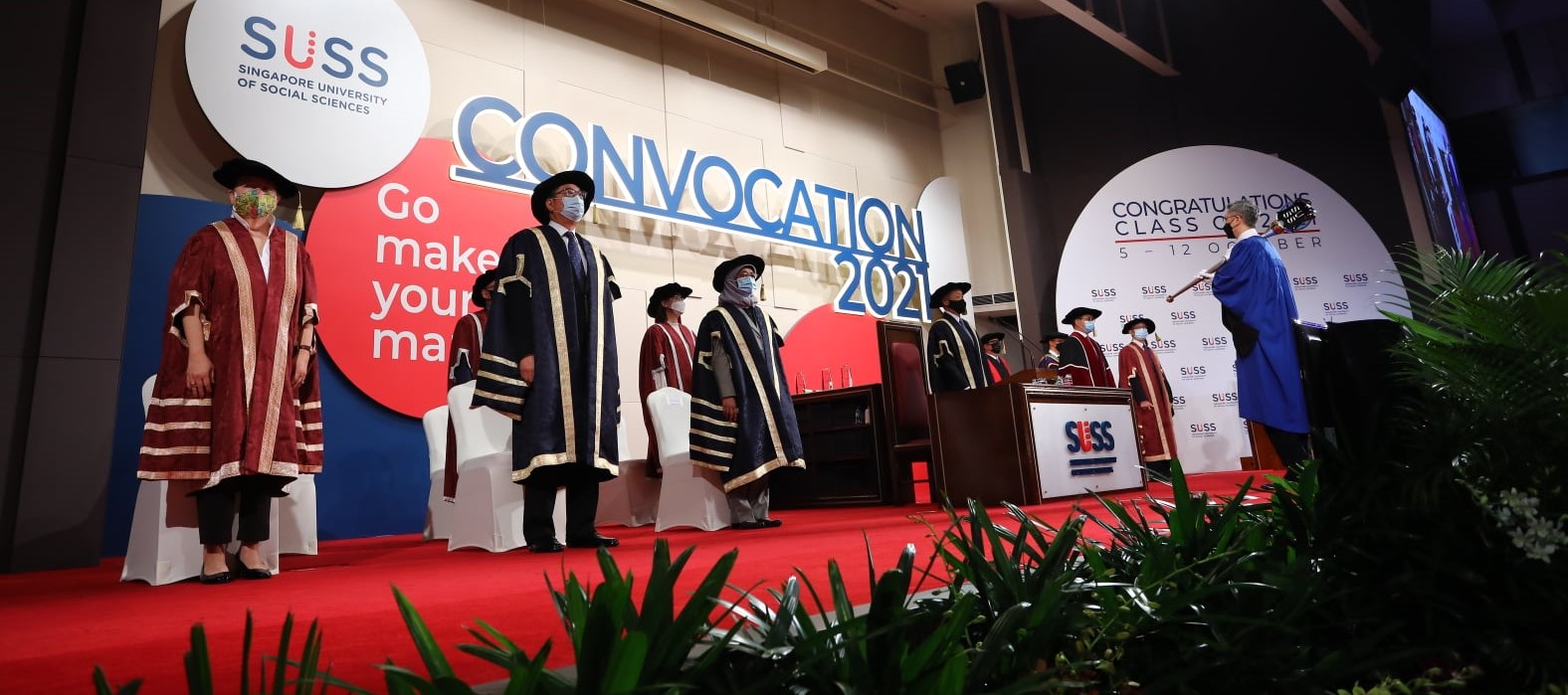 Featured image for “SUSS Holds In-Person Convocation 2021 for Graduands of Resilience”